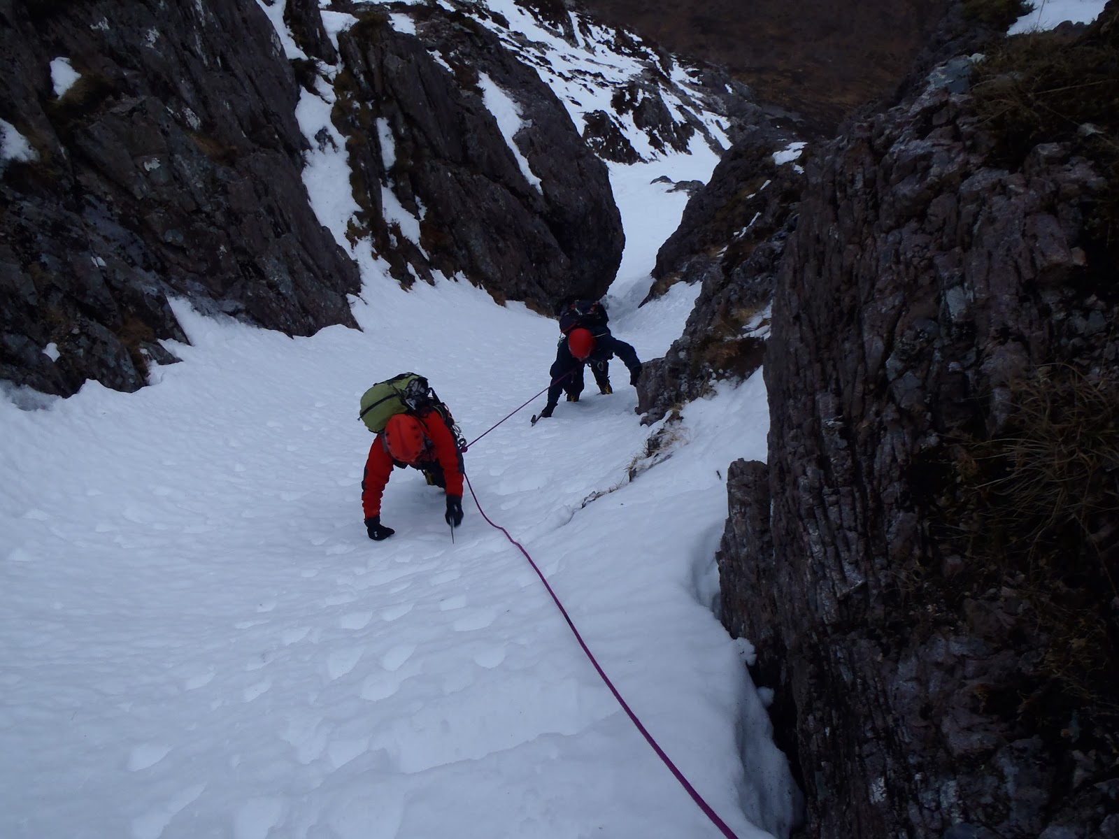 High Ridge Gully Hunter Mountaineering Courses and Guiding | Easy Gully – Curved Ridge