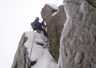 Coming down off the SW ridge