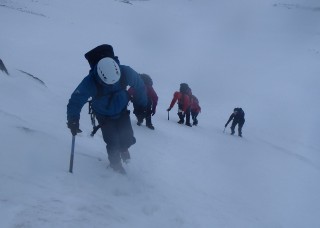 First intro to a steep slope