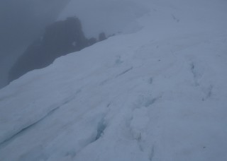 Cracks at the top of Coire na Tulaich