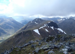 Looking ahead towards Stob na Broige