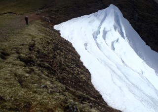 Plenty of snow high in Coire Altruim
