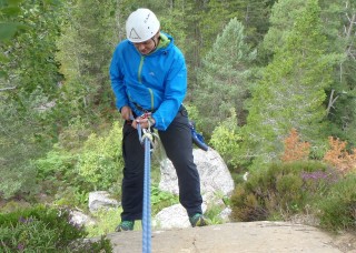 Abseil down 'The Seventy Foot Wall'