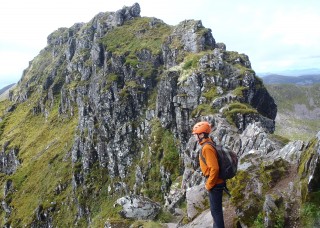 Alex enjoying the views into Glencoe