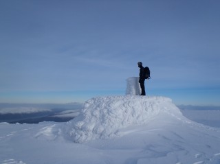 Tom on the summit