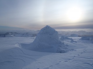 Rime encrusted