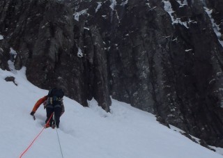 Mark heading to Twisting Gully