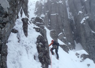 Heading to the last belay