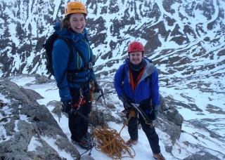 Beginning of the day on Castle Ridge