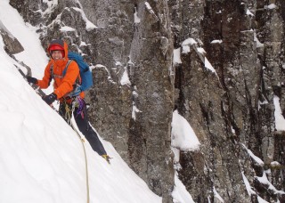 David crossing over from NC Gully