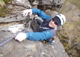 Davy happy at the top